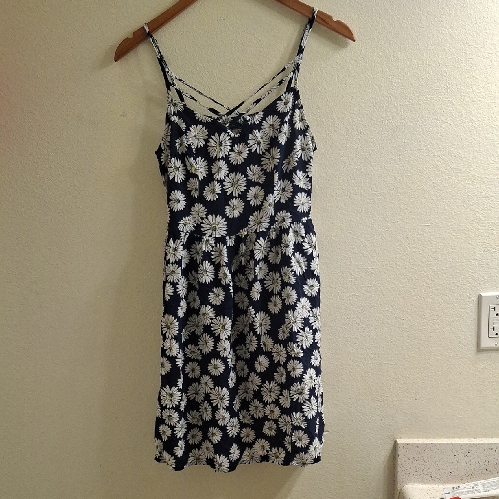 Heritage Navy and White Patterned Top
